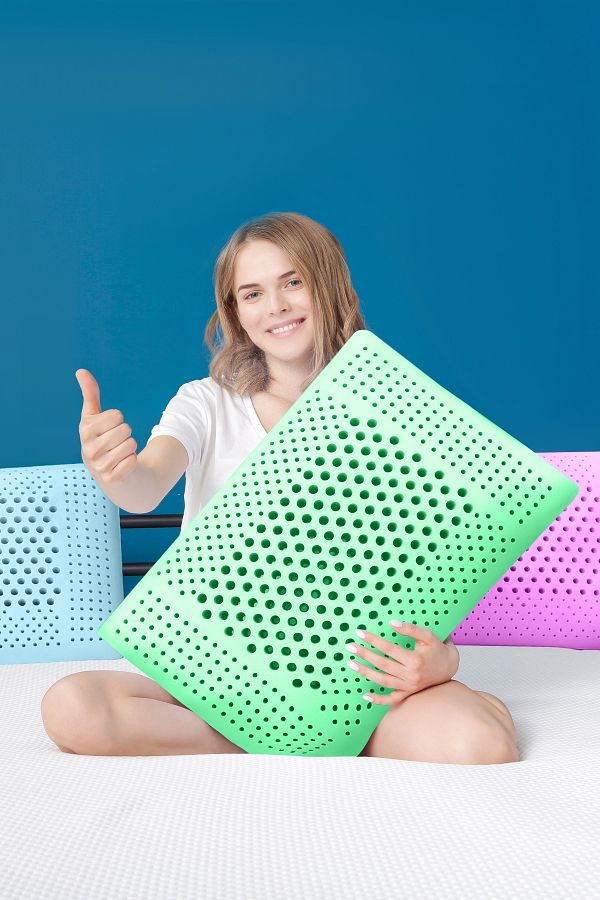 Viscofoam Air Therapy Air Channel Orthopedic Pillow Visco Pillow Green 60x40 16cm Trendyol