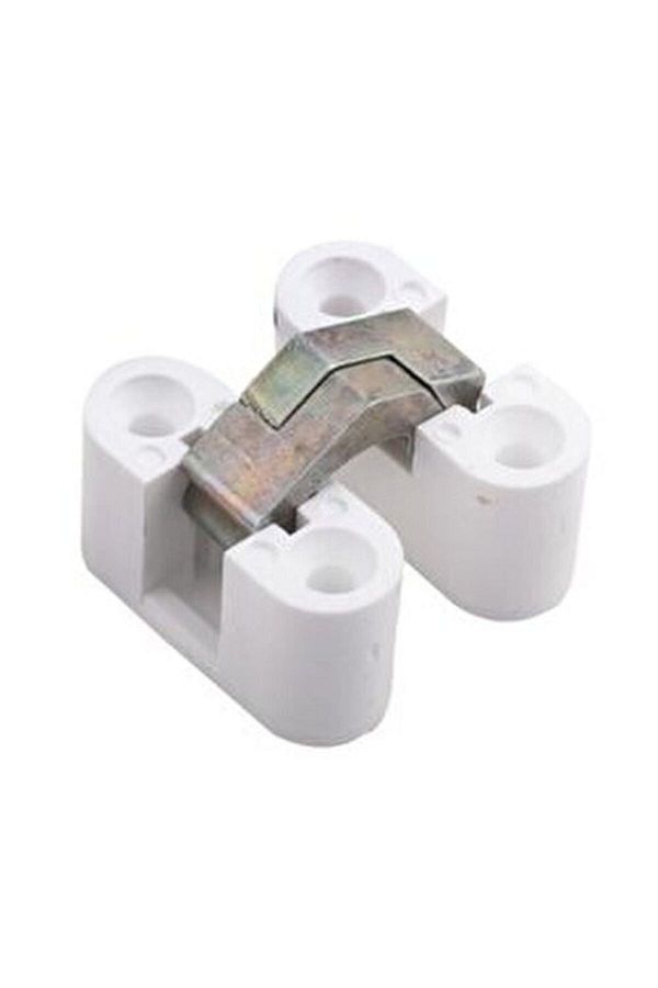 Akçam Hırdavat-Smart Table Hinge Oval Crushed Folding Table Hinge White 1