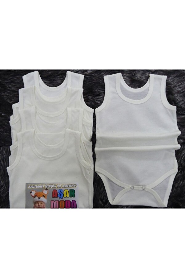 AŞAR MODA TEKSTİL 5li Bebek Atlet Body Baket Içerisinde 5 Adet