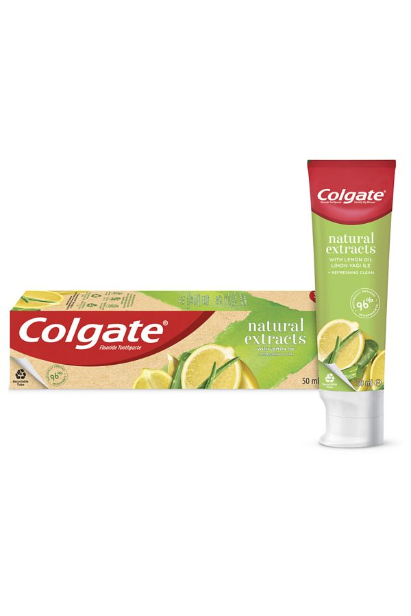 Colgate-Natural Extracts Lemon Toothpaste 50 ml 1