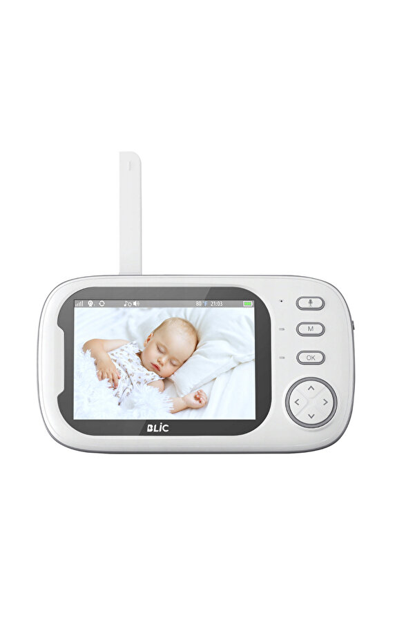 Genel Markalar Lcd Ekranlı Gece Görüşlü Bebek Monitörü - Bebek Izleme Kamerası Oda Sıcaklığı Kontrollü Kablosuz Ip