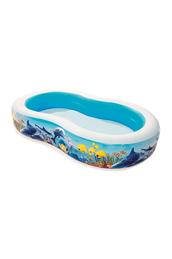 Bestway Desenli Oval Şişme Havuz 54118