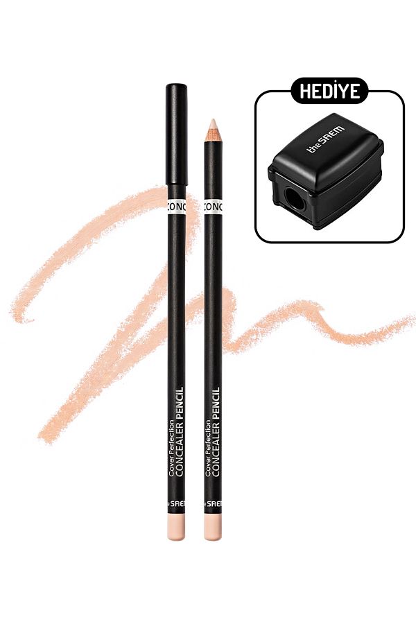 THE SAEM-Long Lasting Pen Concealer/ Cover Perfection Concealer Pencil 1.0 Clear Beige 1