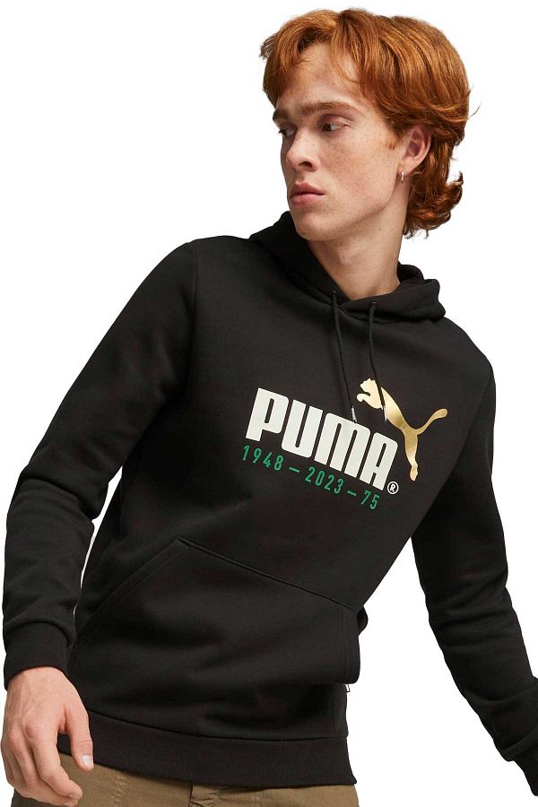 Puma Men s Black Casual Style Sweatshirt No.1 Logo Celebration67602101 Trendyol