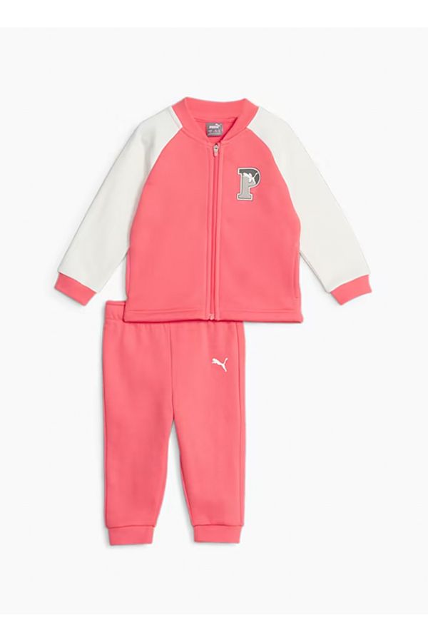 Puma tracksuit pink hot sale