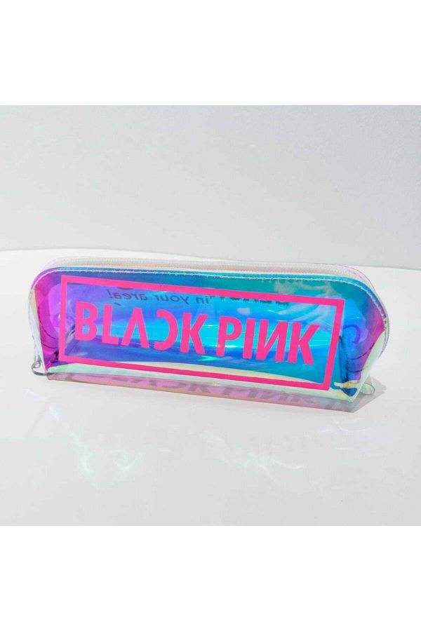 AlpCollection-Hologram Blackpink Kpop Pen Holder Zippered Makeup Bag 1