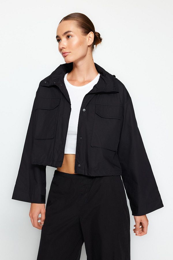 Black thin coat shop