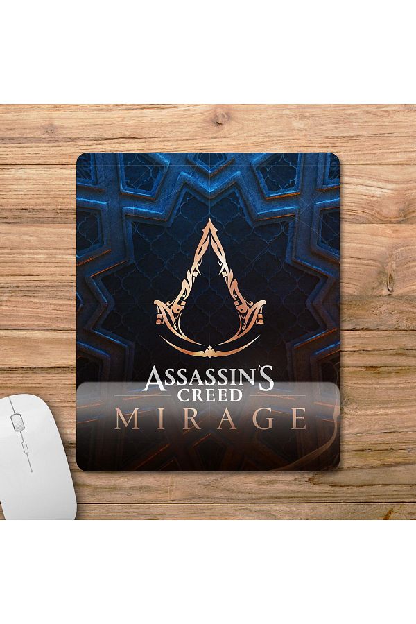Pixxa-Assassin's Creed Mirage Mousepad with Wrist Support Model - 1 1