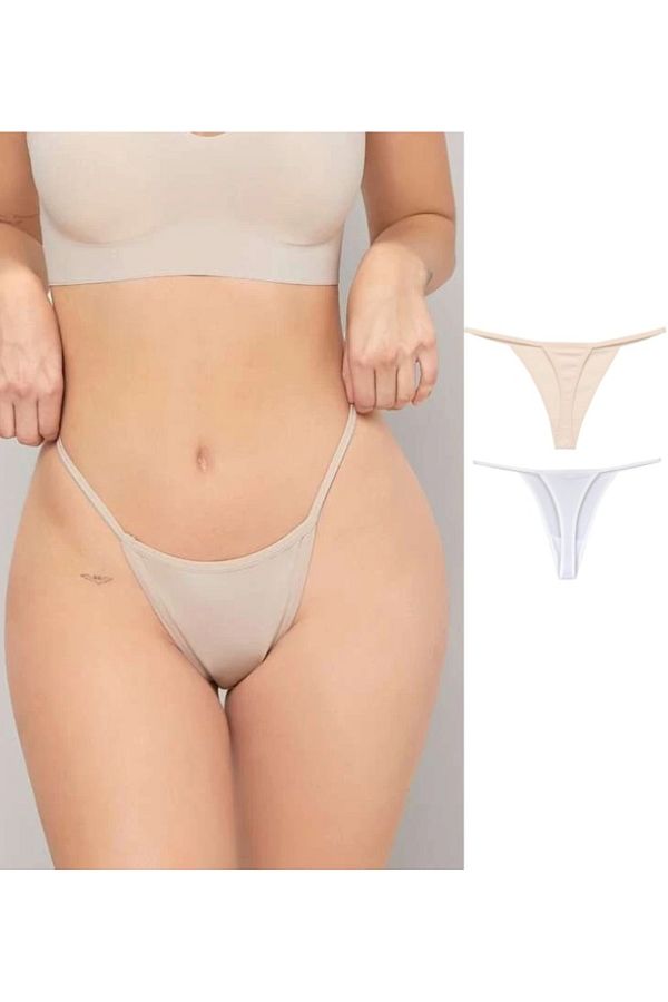 yokyokcollection-Gecko Γυναικείο String Thong - 2 Pack with String Elastic 1