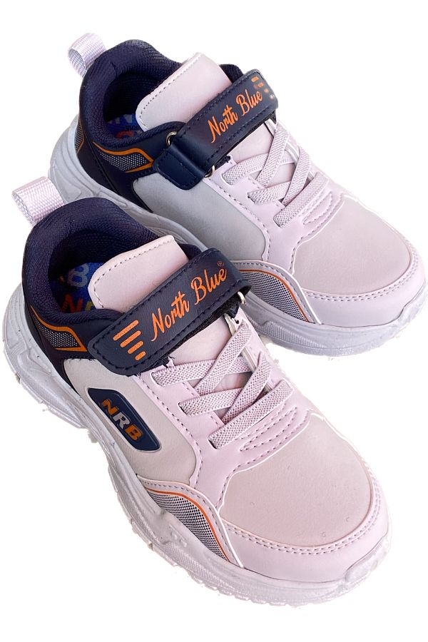 North Blue-Boy's Gray Orthopedic Sole Waterproof Velcro Sneakers Sneakers 1