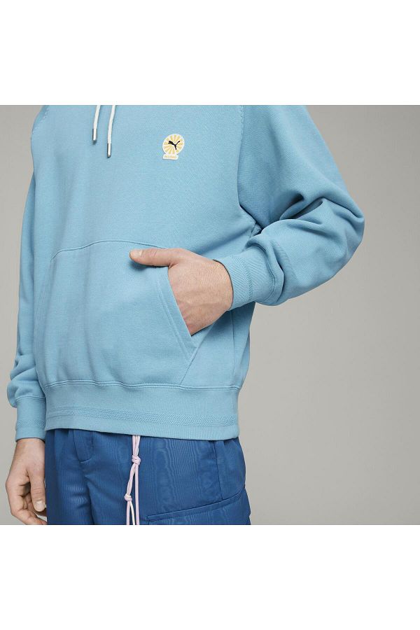 Puma teddy bear hoodie clearance