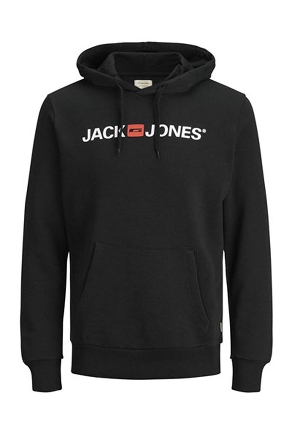 Jack and jones black sweatshirt online
