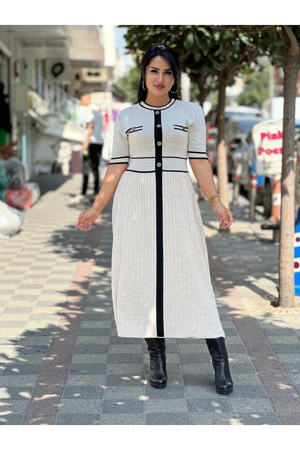 Knitwear long dress shop