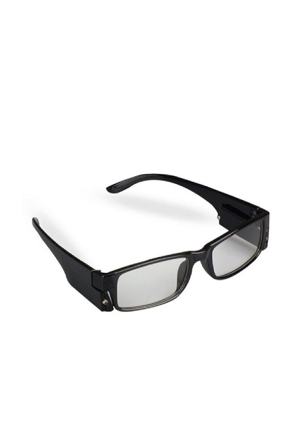 ELBA-Black LED Lighted Book Reading Glasses 1