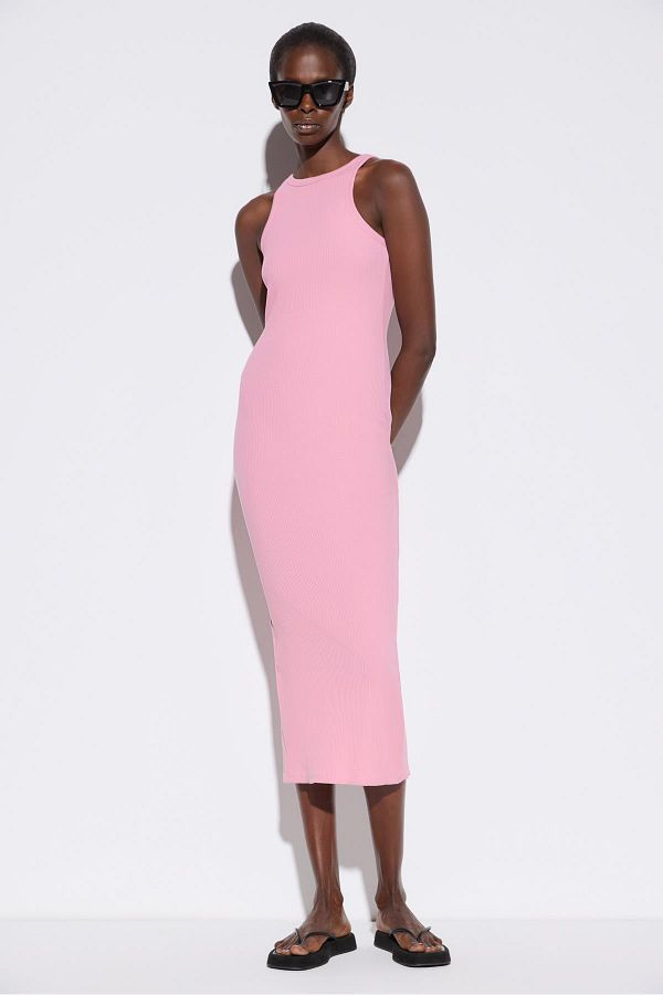Tight halter dress sale