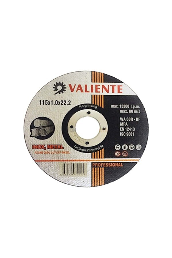 Valiente-VALIANTE 115X1.0X22.2 INOX METAL CUTTER 1
