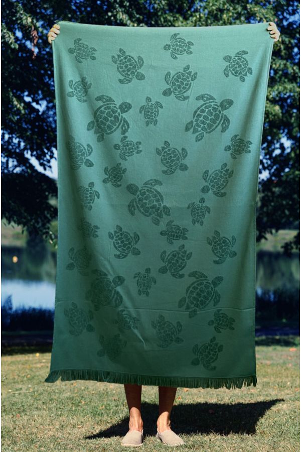 CottonTherapy-Kapbaa 100x160 cm Prosop de plajă Prosop de baie 100% bumbac 1
