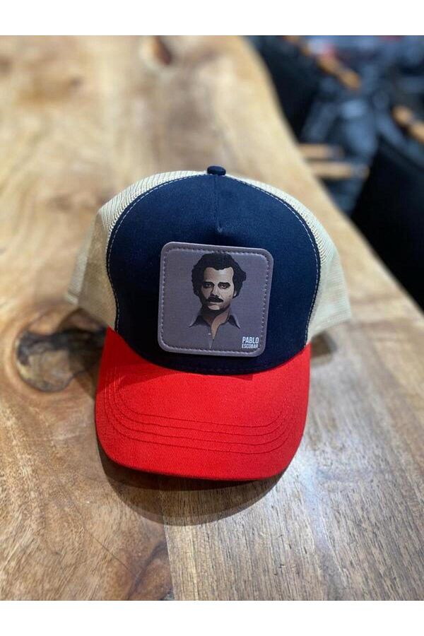 AYDINREKLAM-PABLO ESCOBAR CHANGE PRINTED CIRCIT BACK ADJUSTABLE HAT 1