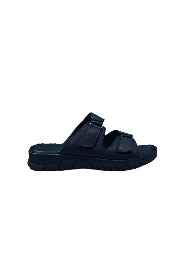 Wide velcro slippers top