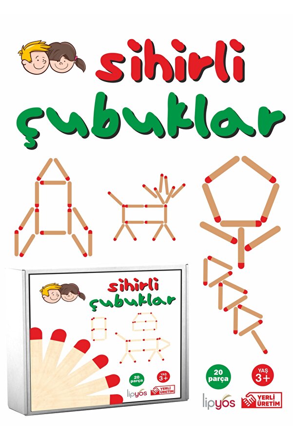 LİPYOS SİHİRLİ ÇUBUKLAR MONTESSORİ EĞİTİCİ ZEKA GELİŞTİREN DİKKAT ARTIRICI OYUNCAK