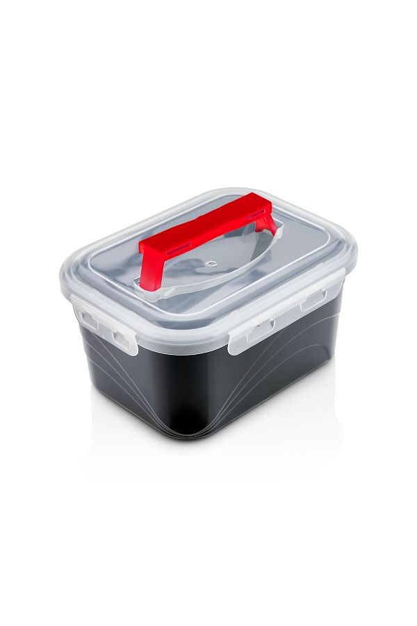 ALİNA HOME-Multi-Purpose Organizer with Lid Tool Box with Lock and Handle Storage Container 1