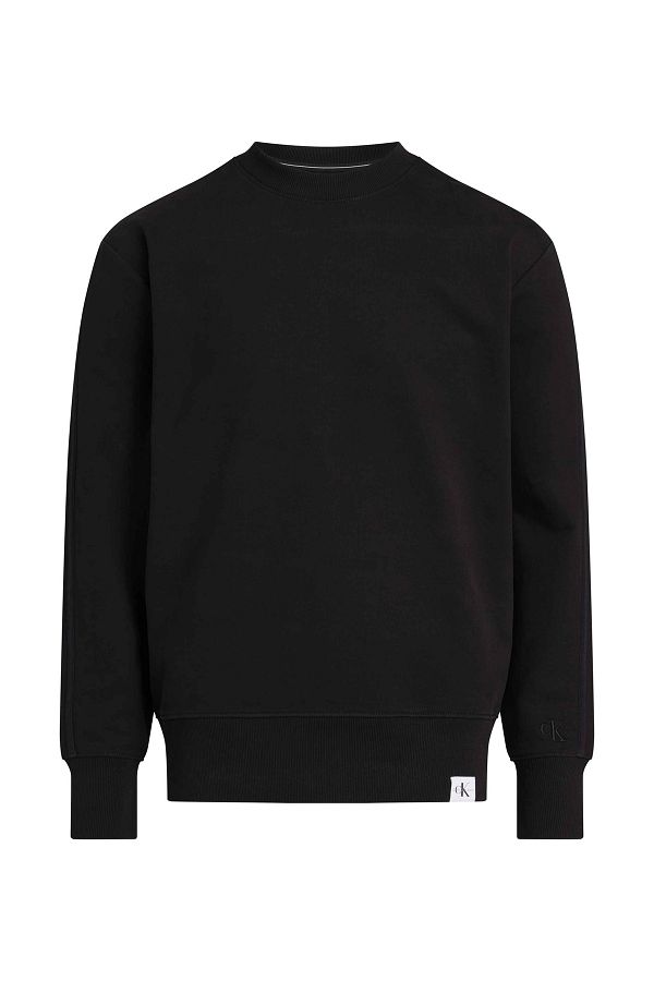 Calvin Klein Jeans Crew Neck Black Men s Sweatshirt J30J324531BEH Trendyol