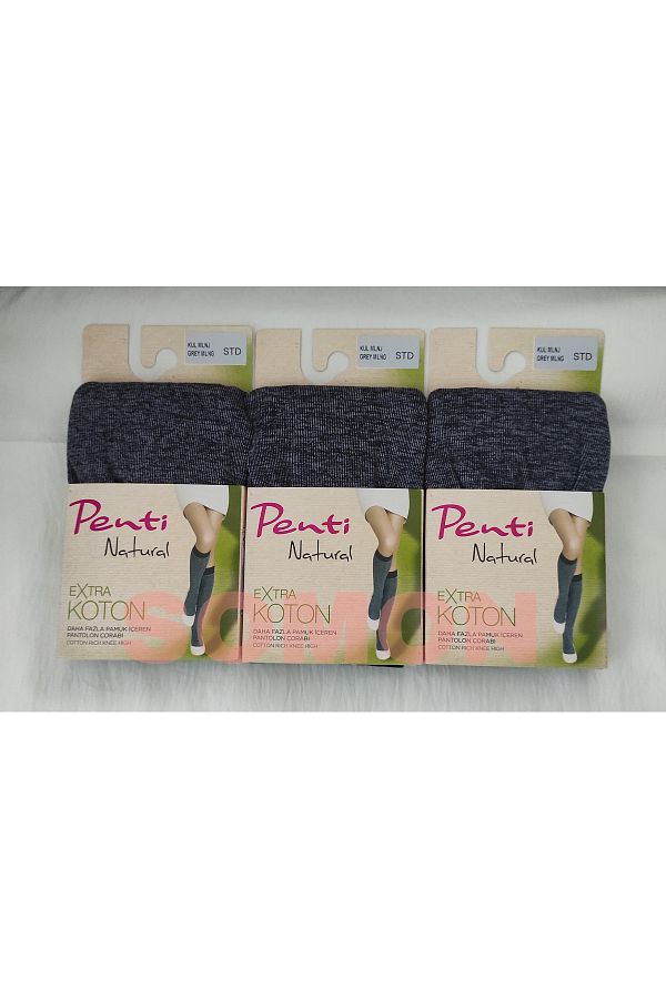 Penti-Extra Cotton Trouser Socks (PENTI COTTON Knee Socks) 3 PIECES 1