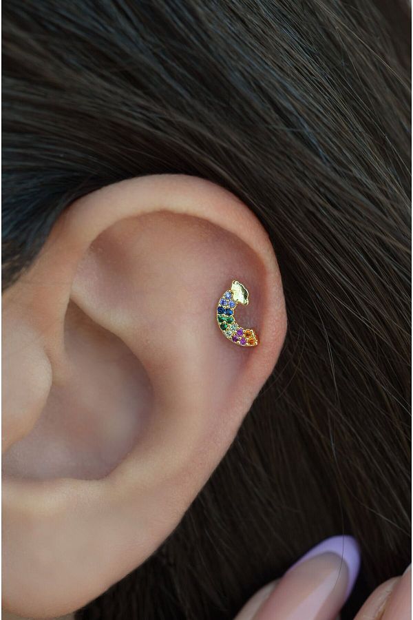 Rainbow helix piercing online
