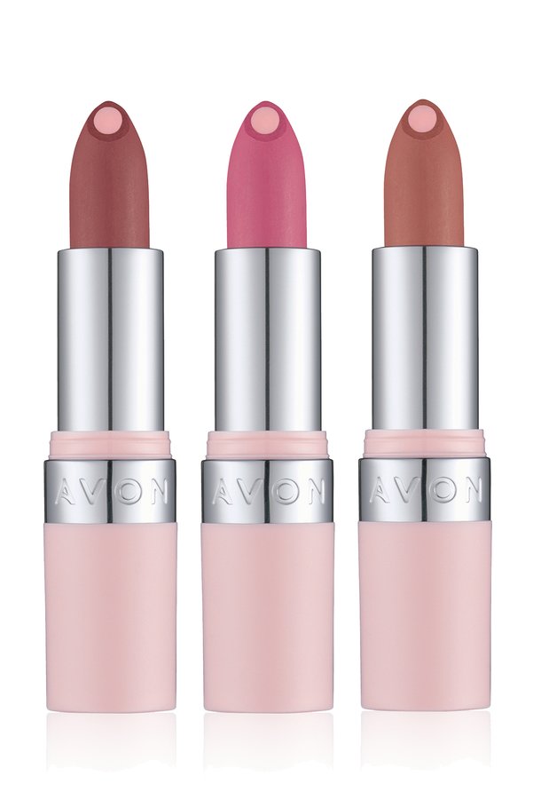 Avon Hydramatic Mauve, Nude and Pink Matte Lipstick Pack
