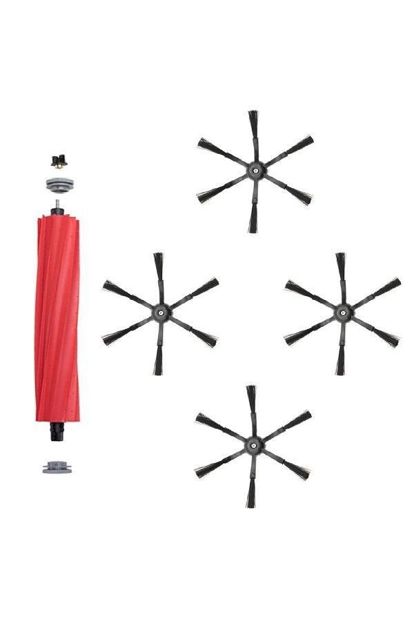 Roborock-Robot Vacuum Cleaner Q7 Max Plus - 4 Pieces 6-arm Side and Main Brush Set 1