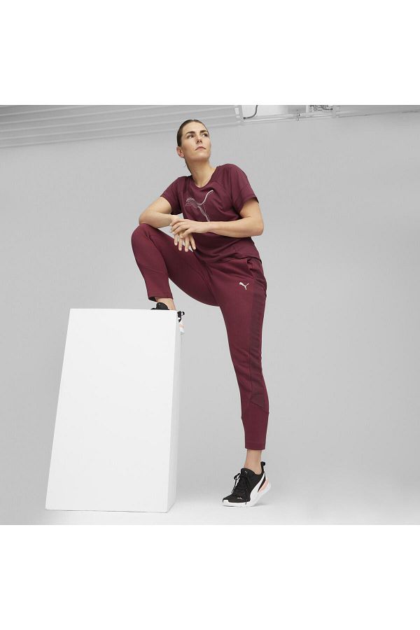 Burgundy puma leggings new arrivals