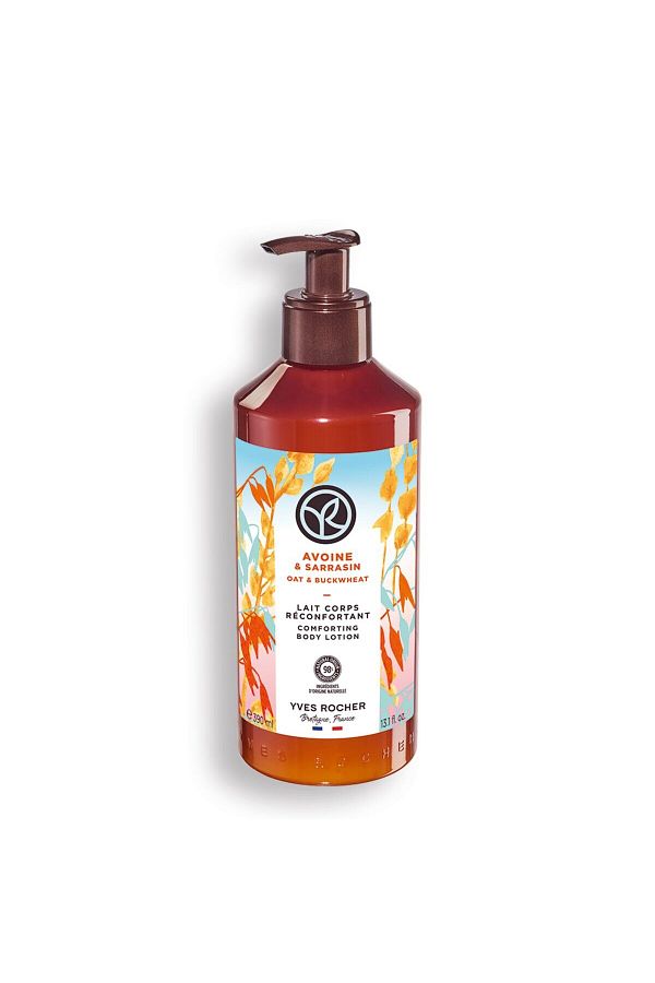 Yves Rocher-390ml Moisturizing Body Lotion - Relaxing Oat and Buckwheat 1