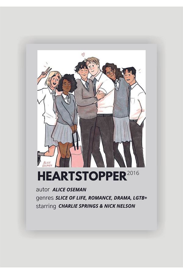 fırsatlar diyarı-Heart Bumps Wall Poster - Thick Paper - Unframed Heartstopper 1