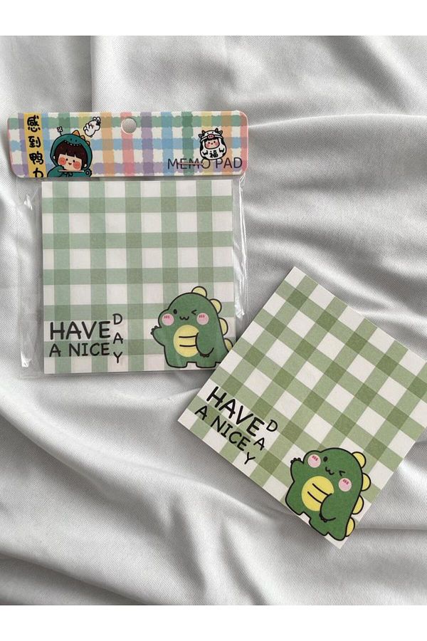 Planet Butik-Have A Nice Day Memo Pad Square Notepad 1