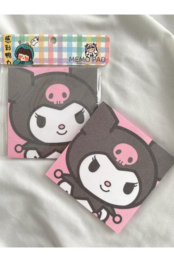Planet Butik-Dark Rabbit Dog Memo Pad Square Notepad 1