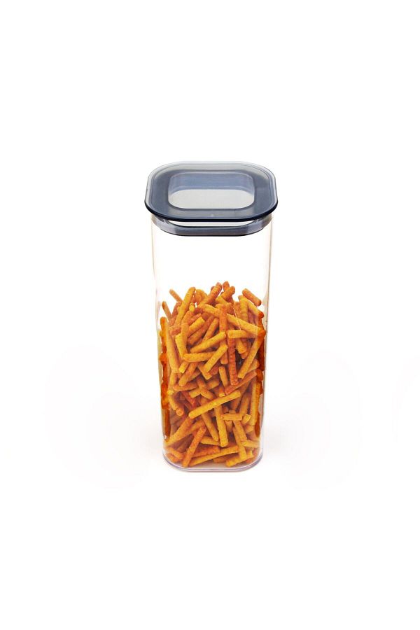 devigo-Set of 12 1.7 Lt Vacuum Square Food Storage Containers with Leak-Proof Lid 1