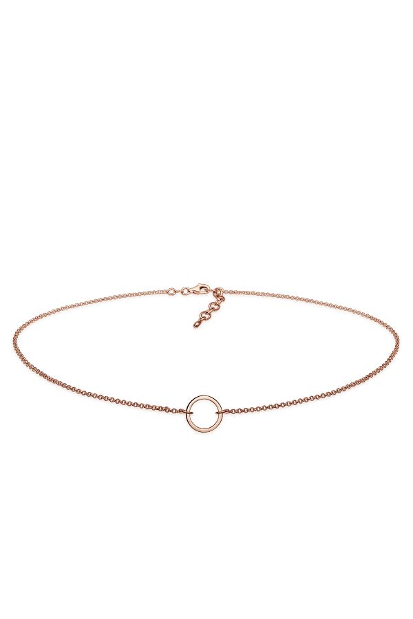 ELLI-Halskette Damen Choker Kreis Trend Geo aus 925 Sterling Silber 1