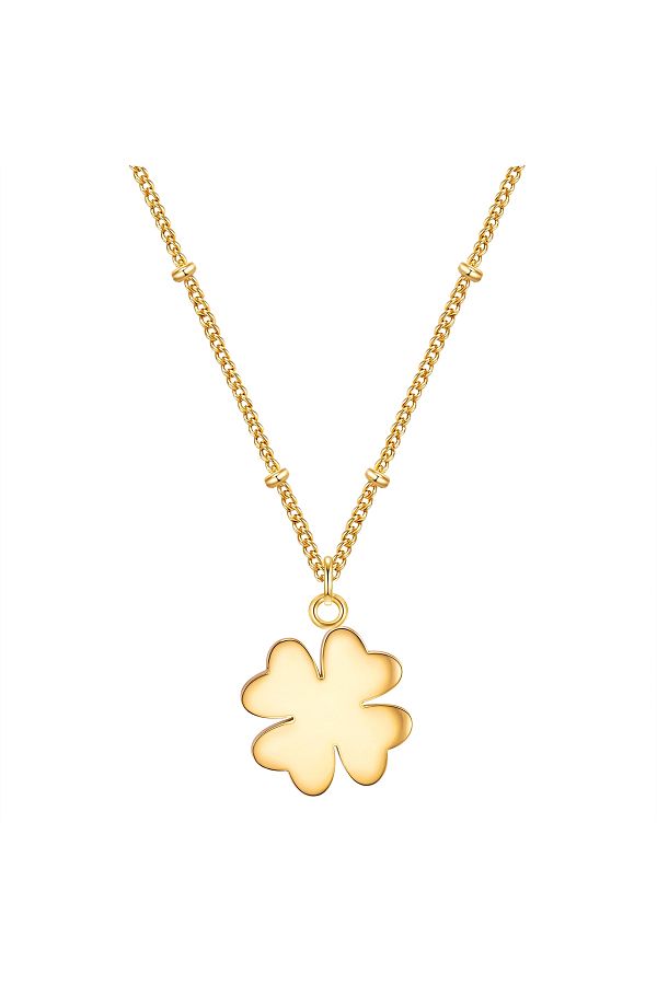 eastside-Edelstahlhalskette Kette mit Anhänger Edelstahl gelbgold 1
