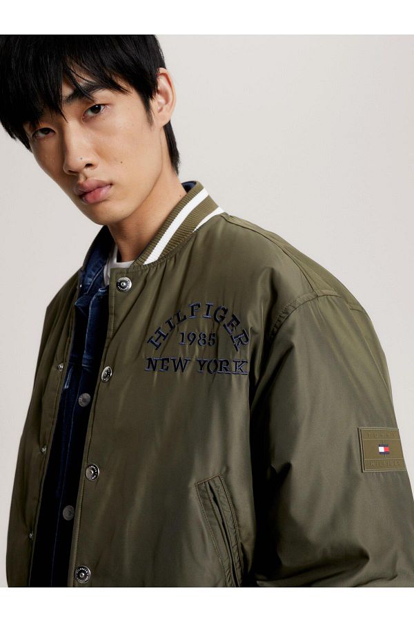 Tommy Hilfiger Jacket Khaki Bomber jackets Trendyol
