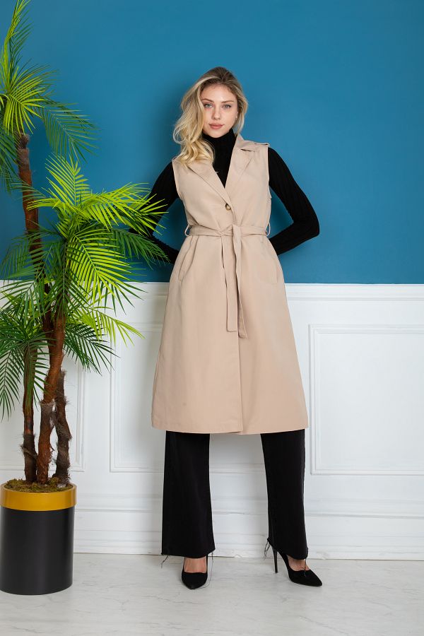 Trench coat vest new arrivals