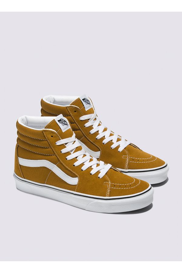 Vans Mustard Men s Suede Lifestyle Shoes VN0007NS1M71 SK8 Hi Trendyol