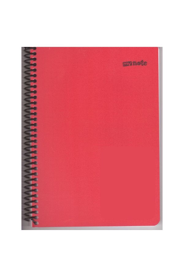 Umur Kırtasiye-Mynote Flex Neon Spiral A4 72 Sheets Checkered PP Notebook 1 Piece 1