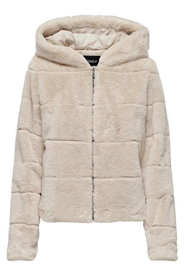 Only ONLNEWCHRIS FUR HOODED JACKET CC OTW Trendyol