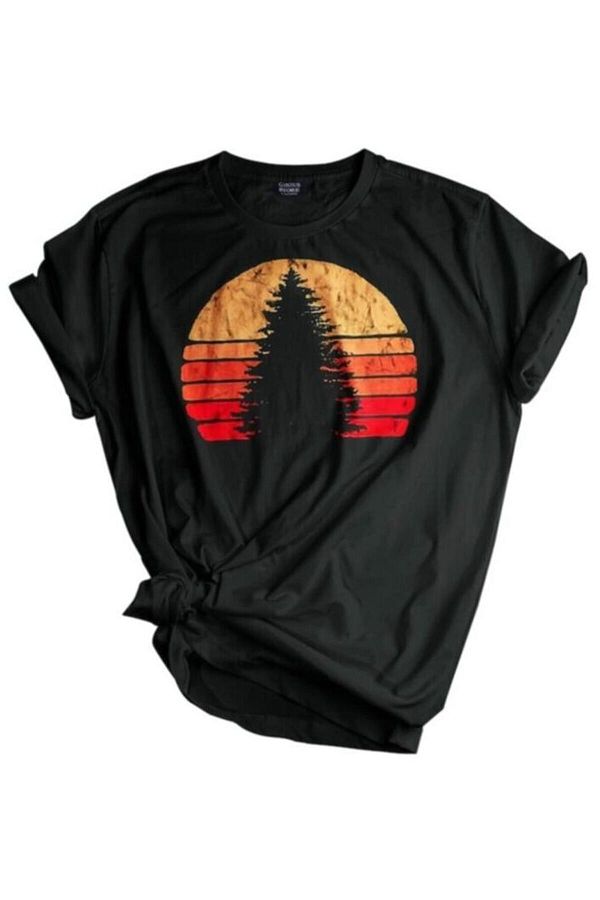 GENIUS STORE-Store Unisex bedrucktes T-Shirt Outdoor-T-Shirt mit normaler Passform 1