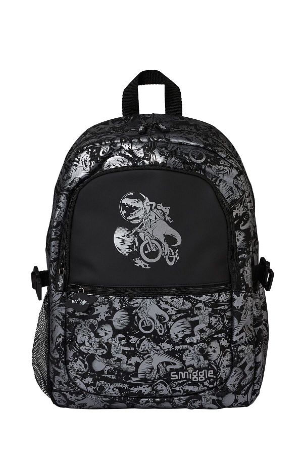SMIGGLE Children s Better Together Collection Dinosaur Printed Black School Bag Trendyol