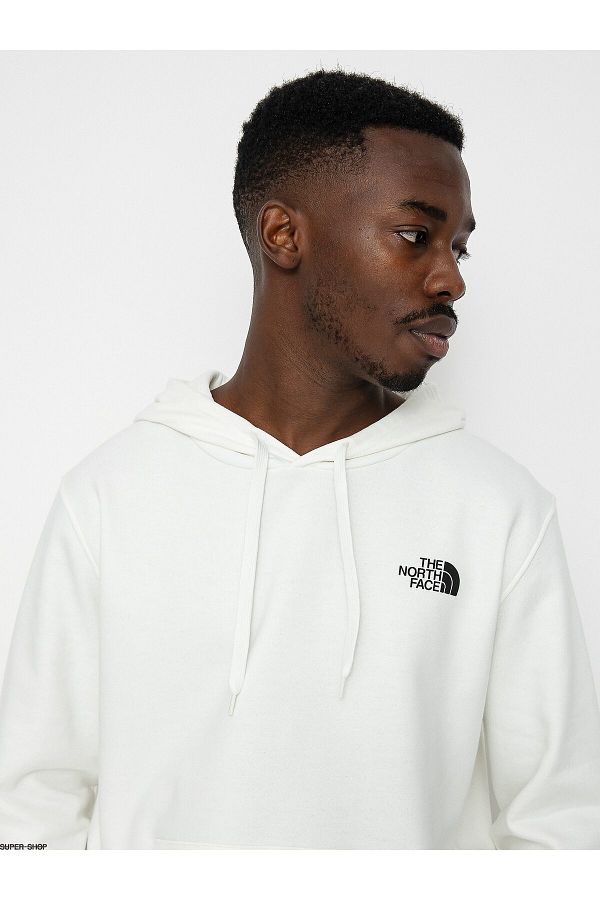 White north face hoodie mens clearance