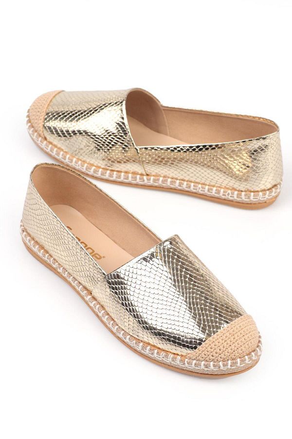 Capone Outfitters-Capone Gold Damen-Espadrille 1