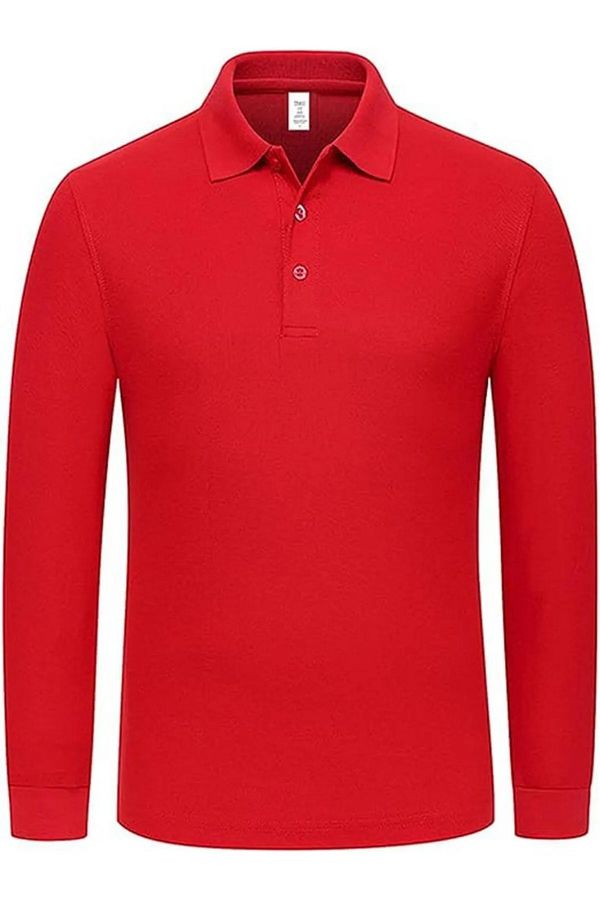 Long sleeve polo shirt school uniform clearance