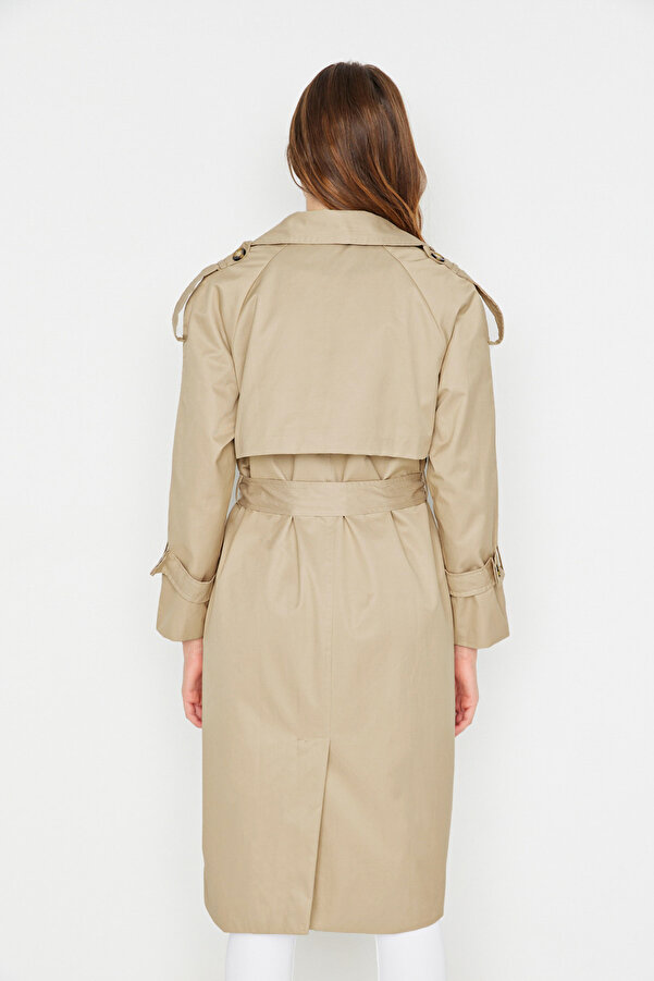 Topshop Macintosh Regenmantel Rains Belt Rains Regenmantel Beige