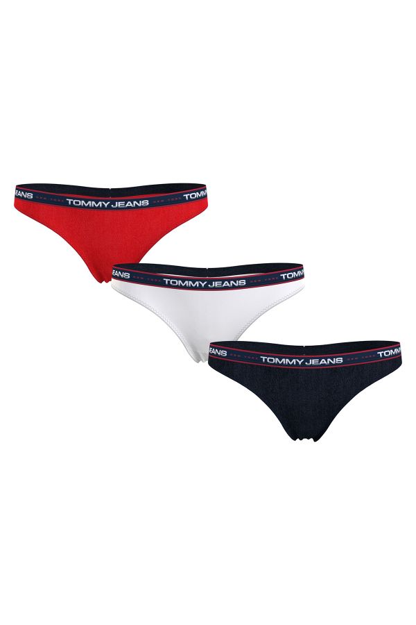 Tommy Hilfiger TH 3 Pack Women's Thong Underwear - Trendyol